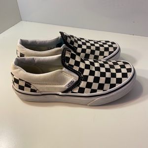 Checkered Vans US Kids size 1.5